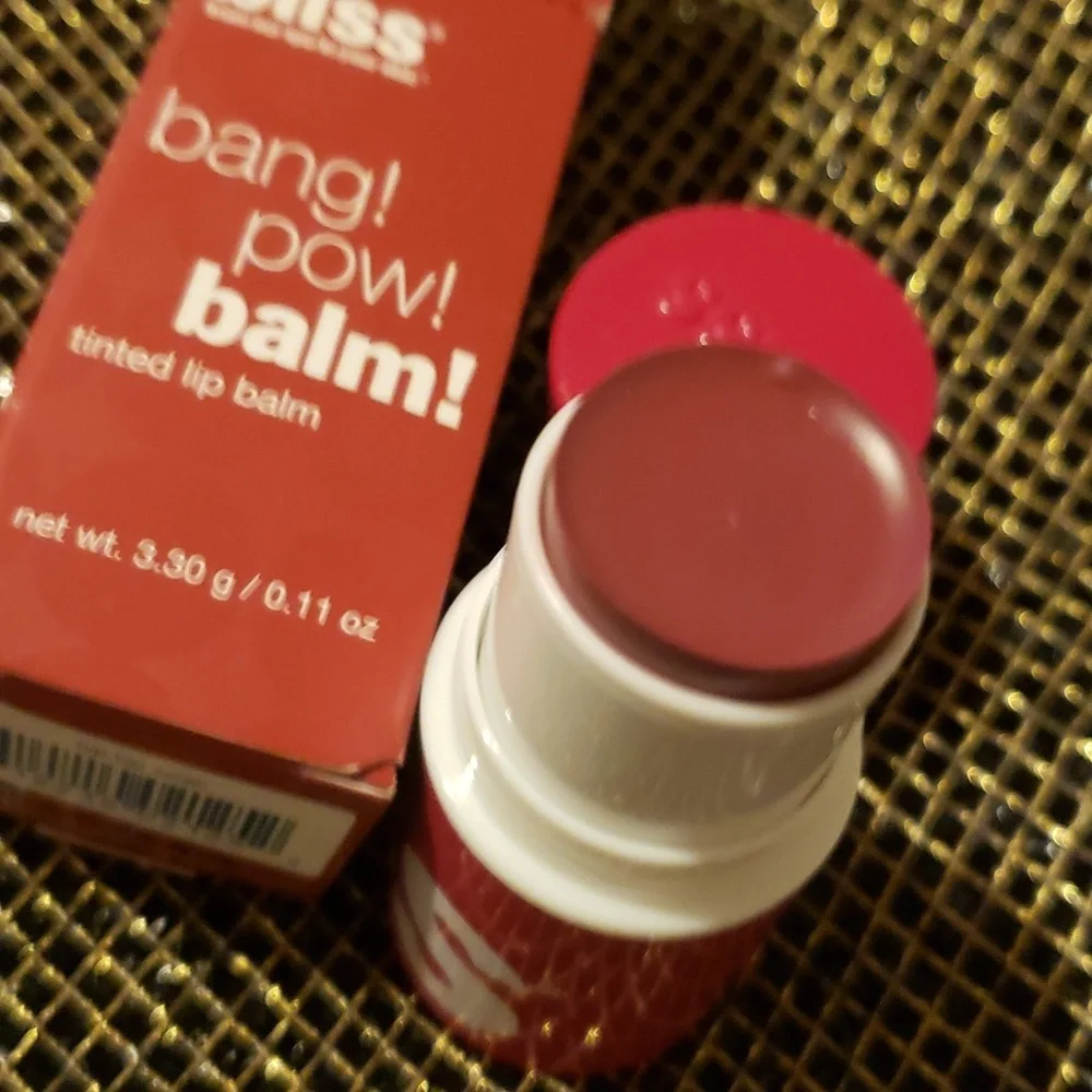 🧚‍♀️HIP HIP SYRAH Bliss DISCONTINUED Tinted Lip Balm NWT